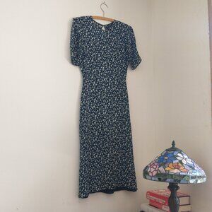 Reformation floral sheath dress, midi length, size 2